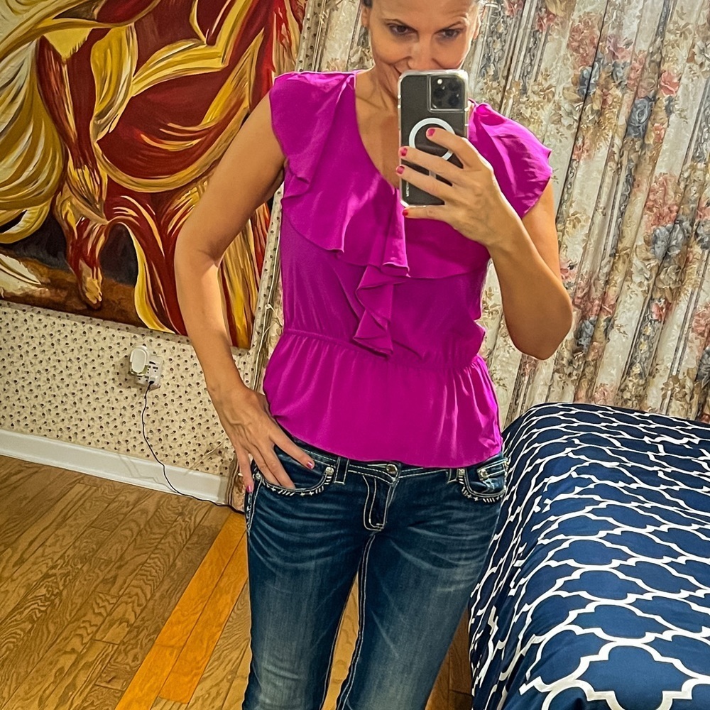 Forever 21 Ruffle Top sz Small